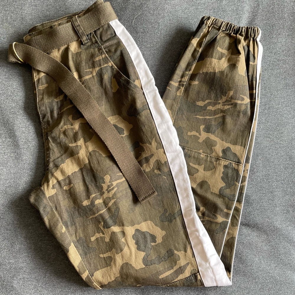 Camo jogger pants